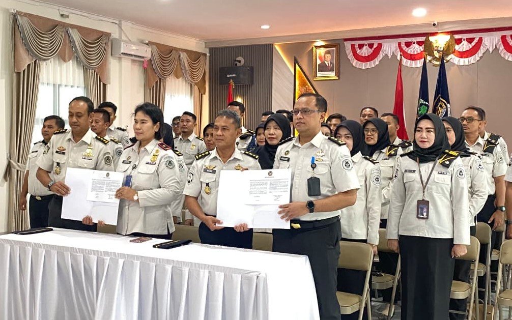 Kanwil Ditjenpas Babel Tandatangani Pakta Integritas Seleksi Taruna/Taruni, Pastikan Proses Berintegritas dan Transparan